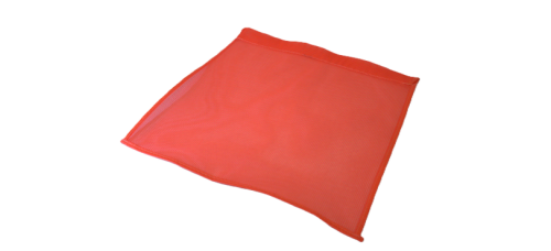 18" Orange Mesh Flag-No Handle
