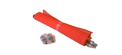 Snap Lock Orange Mesh Flag Kit w/ Female Coupler